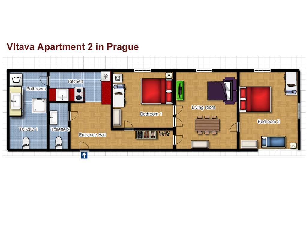 Vltava Apartments ปราก ภายนอก รูปภาพ